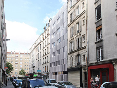 Construction d'une pension de famille 24 logements BBC à Paris XVII (75) - BET STRUCTURE